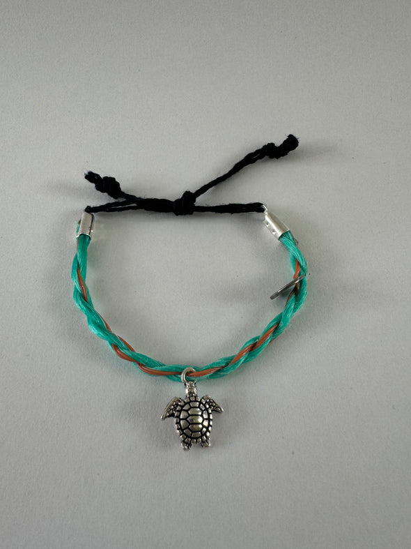 Adjustable turtle ghost fishing bracelet