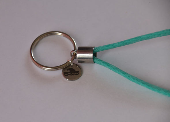 Fishing Net Keyring: Green